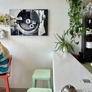 Another view of the coffee shop