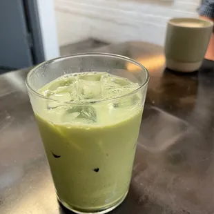 Iced Oat Matcha Latte