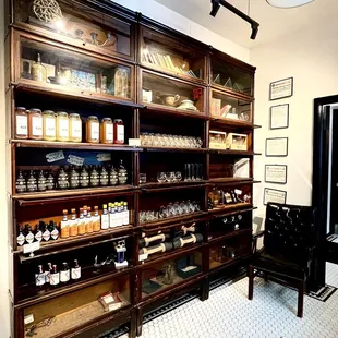 Part of the bottle shop