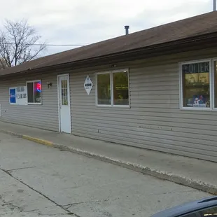 the outside of the building