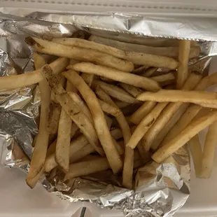 Side of fries takeaway