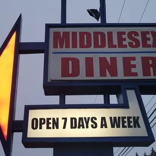 open 7 days a week sign