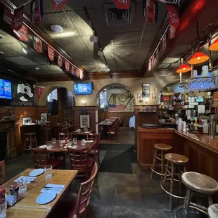 the interior of the restaurant