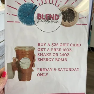 Weekend offer, December 2021