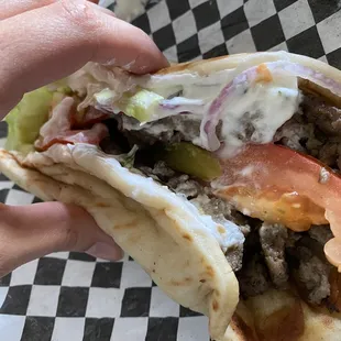 Gyros sandwich