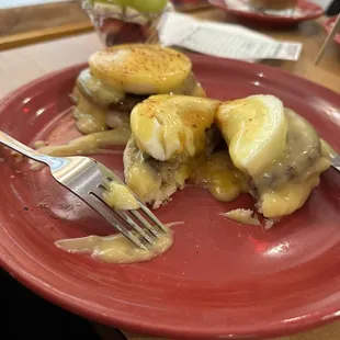 a plate of food on a table