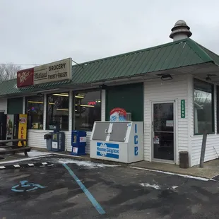 the outside of the store