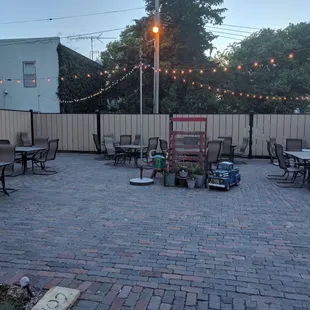 Back patio area for hanging out