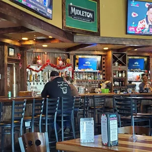 people sitting at the bar