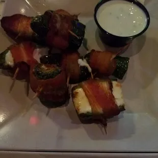 Bacon Wrapped Jalapeno Poppers