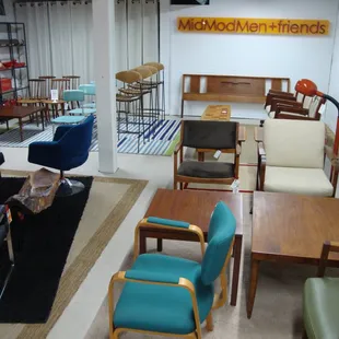 A huge basement display room.