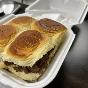 Ground Beef Sliders