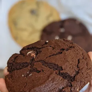 Double chocochip cookie