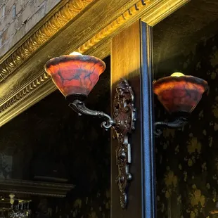 Nice decor in a very old building.