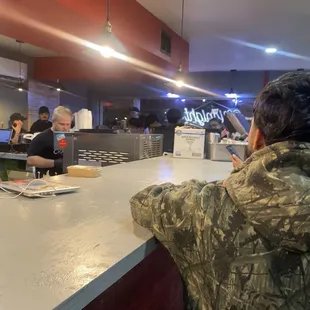 Long line- but they are QUICK