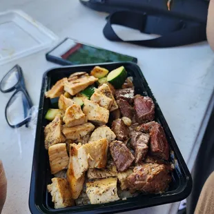 Chicken/filet plate