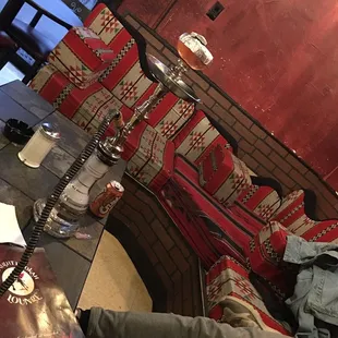 Grapefruit mint hookah, good company