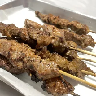 Beef skewers