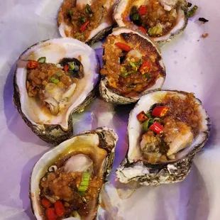 Jumbo Grilled Oysters