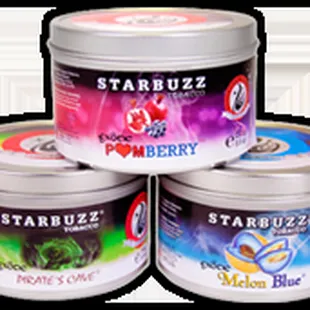 three tins of starbuzz