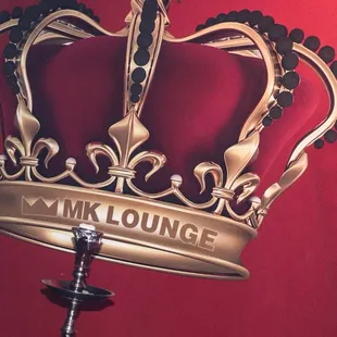 the crown on the wall