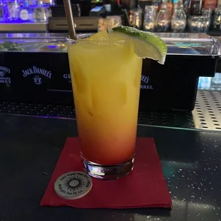 Tequila Sunrise...and my free chip