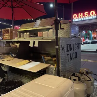 outside, sushi and sashimi