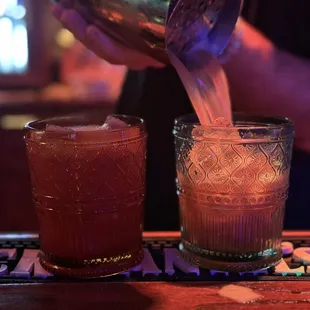The pour