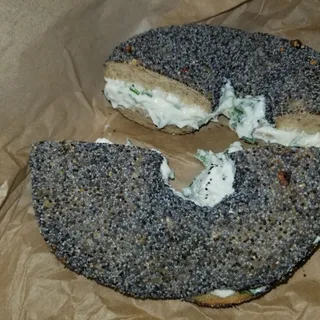 Bagel with Scallion Cream Cheese
