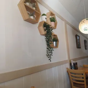 Wall art at restaurant.
