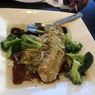 Steamed Sole