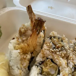 Pearl Iced Tea French Fries Ebi Roll