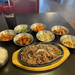 Beef bulgogi w/ sides