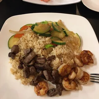 Hibachi Steak and Shrimp