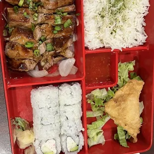 Beef Teriyaki bento box