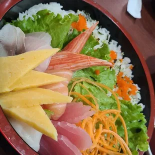 Chirashi lunch