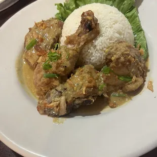 Indonesian rice with chicken