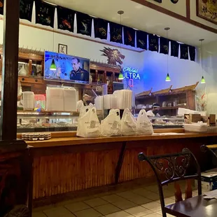 Bar area