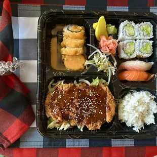 3. Tonkatsu Bento Box