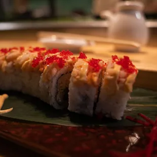 Lobster and Kani twister roll