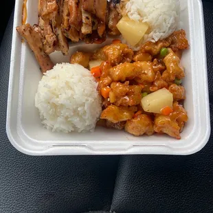 Teriyaki Chicken and Sweet &amp; Sour Combo