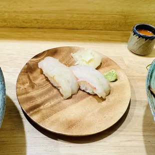 a plate of food on a table