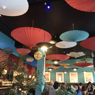 interior, sushi and sashimi