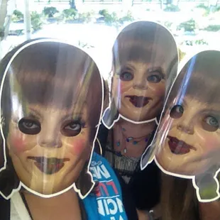 Annabelle!!! I am scared just looking at the picture!!! (Pay close attention to the eyes)