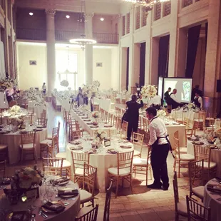 Bently Reserve Wedding - Room Flipped to Dining Area