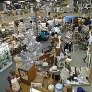 A bird's eye view of the 1st floor.