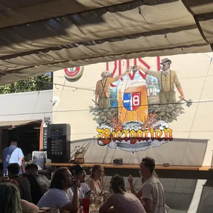 This is a great Biergarten