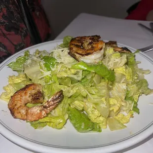 Shrimp Cesar salad