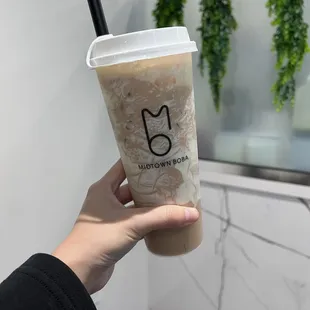 Crème brûlée milk tea