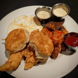 Fried Chicken Biscuits